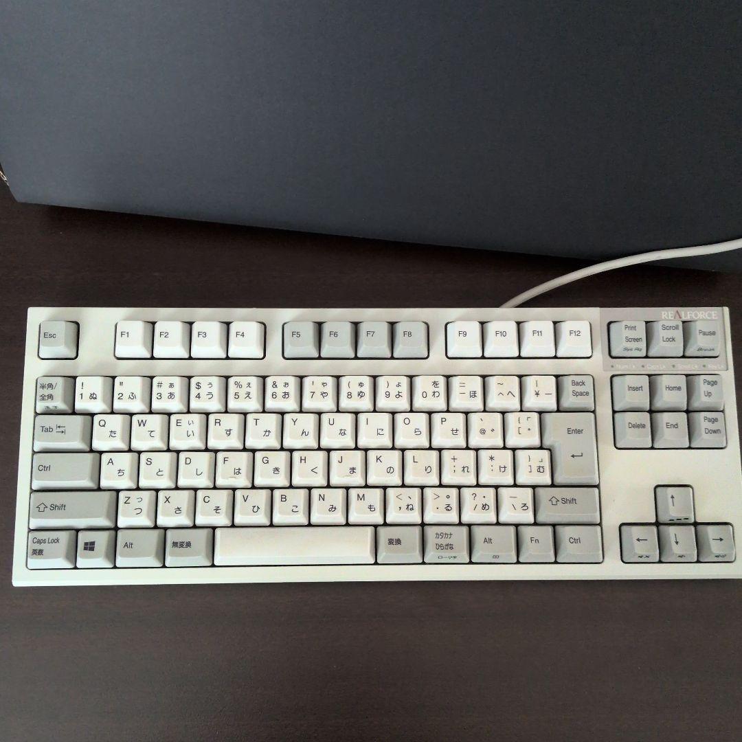 ★土日限定値引中★【美品】REALFORCE日本語テンキーレスWinモデル本体