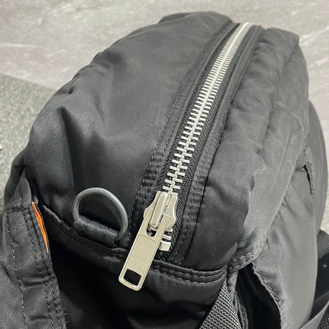 極美品✨ PORTER タンカー ボディバッグウエストバック 黒 ヒップバッグ