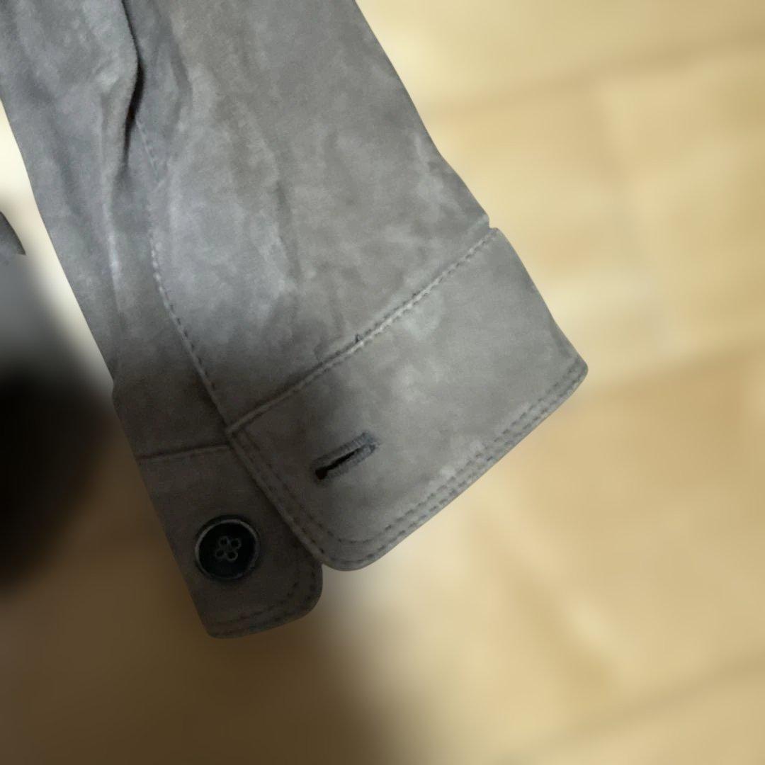 T*E様 EMMETI スエード シャツジャケット　グレージュ　やぎ革　サイズ5