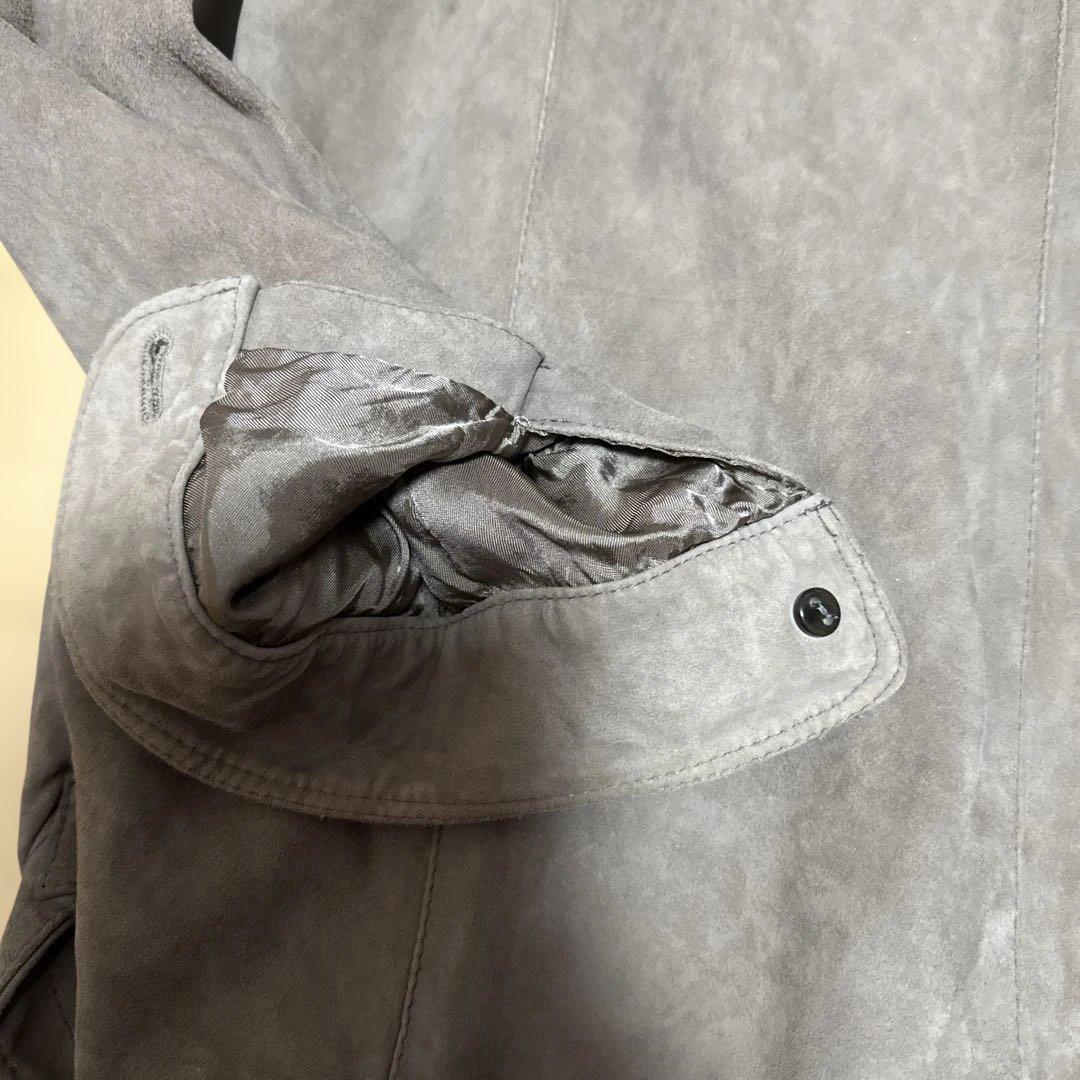 T*E様 EMMETI スエード シャツジャケット　グレージュ　やぎ革　サイズ5