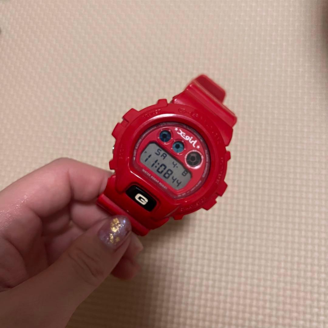 G-SHOCK　X-GIRL　 3230　DW-6900FS　赤　1994