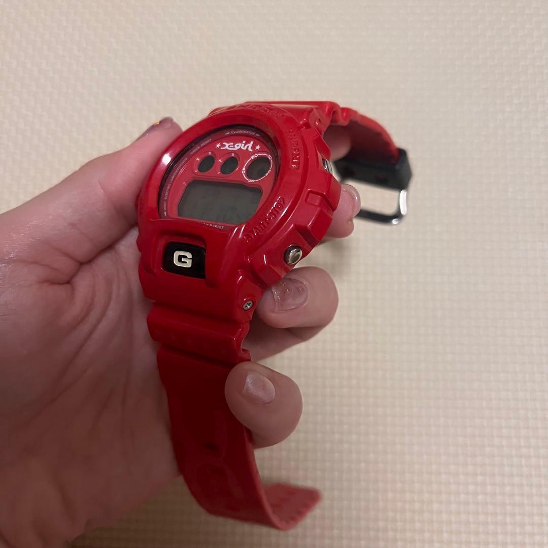 G-SHOCK　X-GIRL　 3230　DW-6900FS　赤　1994