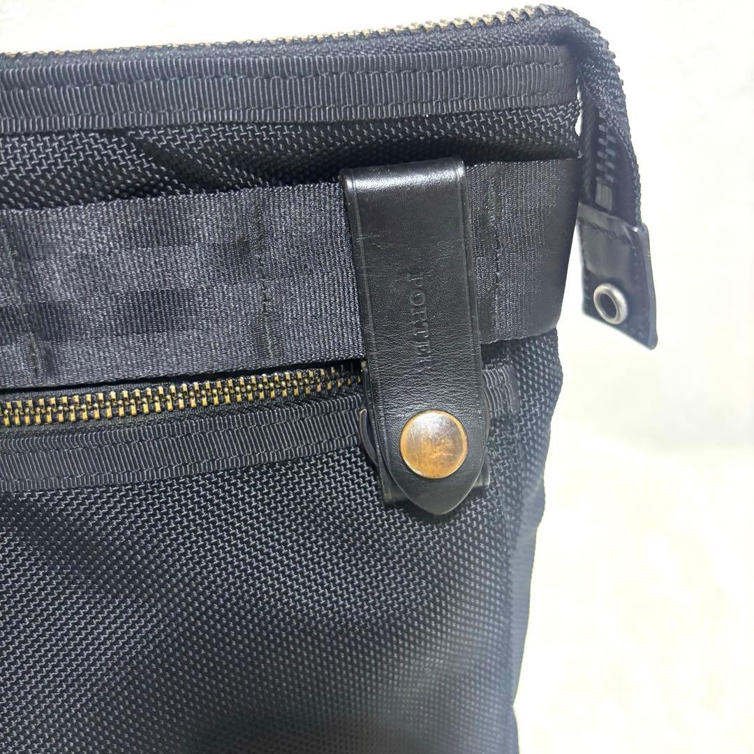 ロゴ美品✨ ポーター ヒート ビジネスバッグ メンズ A4可 薄型