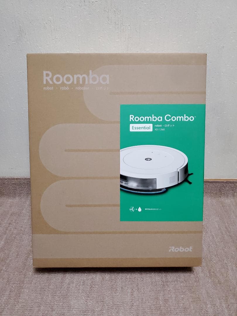 【新品未開封】ロボット掃除機「ルンバ コンボエッセンシャルロボット」ホワイト