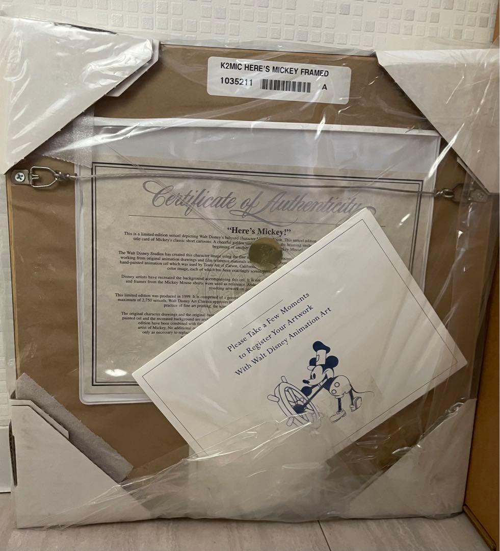 Mickey 希少　セル画　未使用品