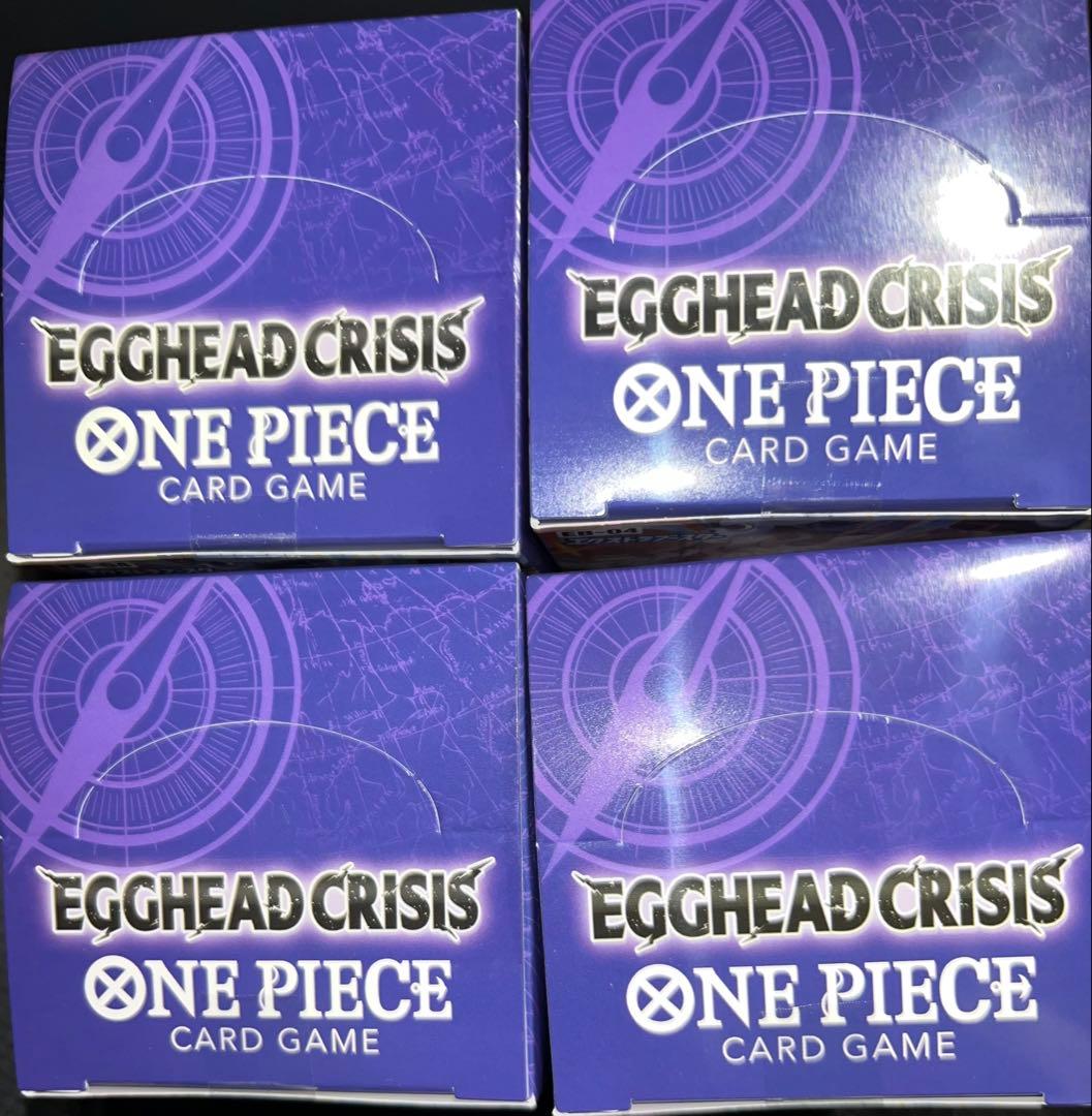 ワンピースカードEB04 エッグヘッドクライシス　テープ付き 未開封 4BOX