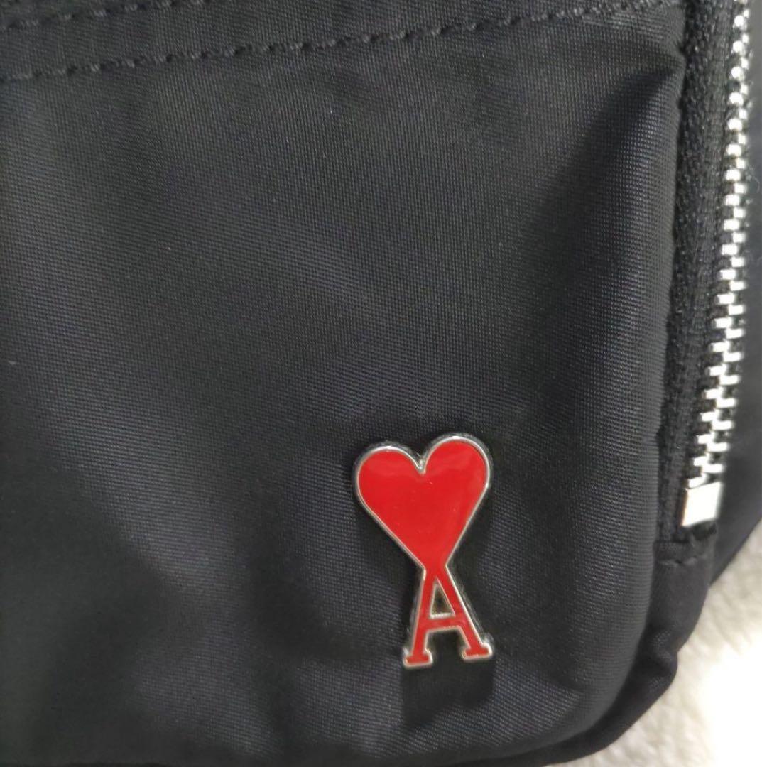 ami Paris ボディーバッグ　ウエストポーチ　ブラック男女兼用