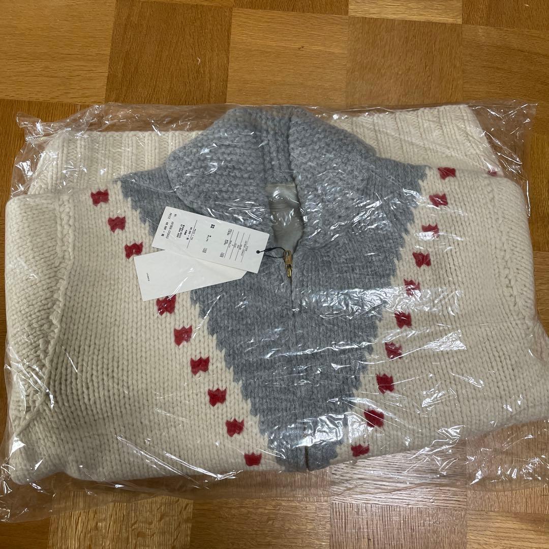k*u様 UNUSED cowichan sweater カウチンセーター　アン