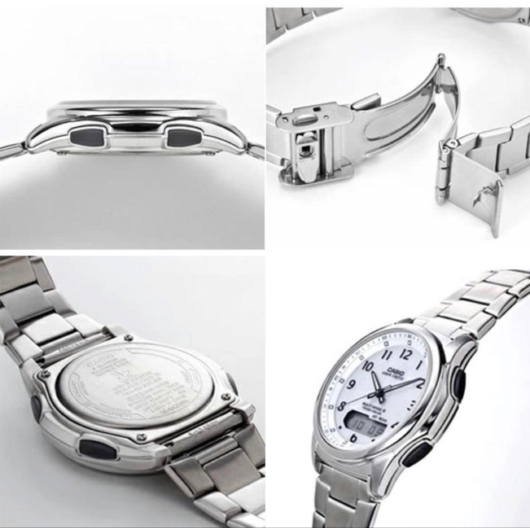 CASIOソーラー電波時計　WAVE CEPTOR ウェーブセプター