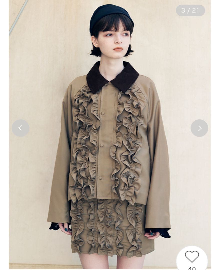 FURFUR フリルワークジャケット