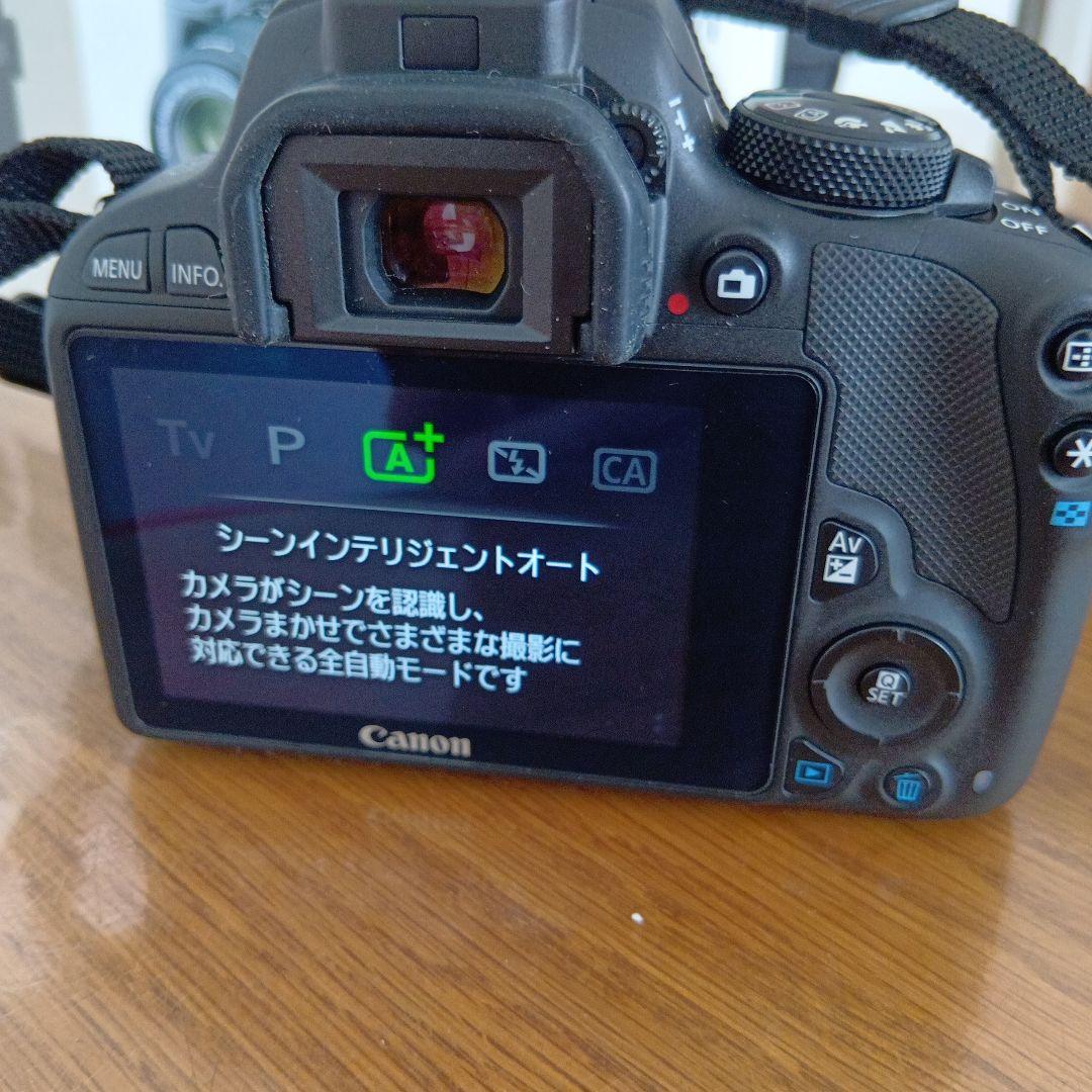 美品CanonEOSkissX7ダブルズームキットdiagnlニンジャストラップ