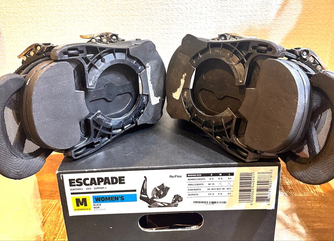 【早い者勝ち】BURTON ESCAPADE ビンディング Mレディース