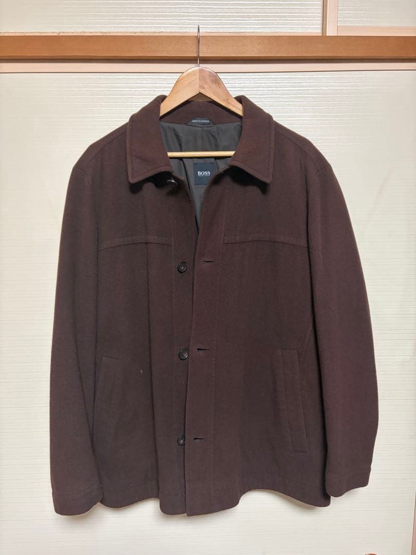 BOSS HUGO BOSS ブラウム カシミヤ ウール コート