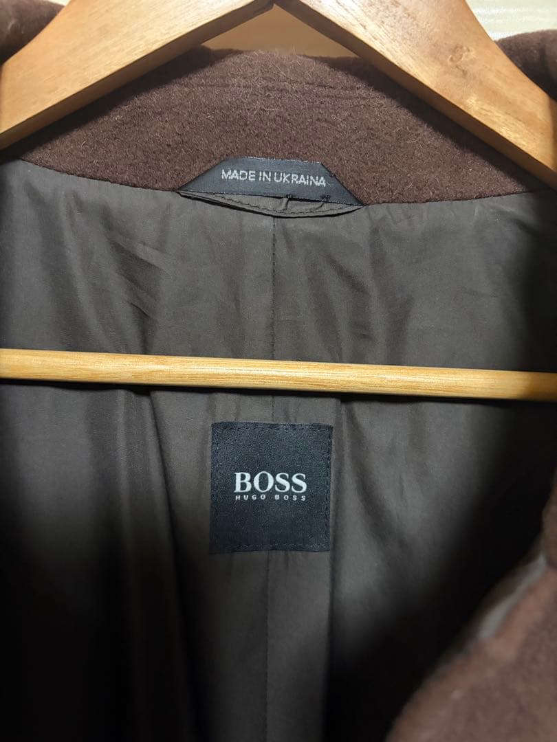 BOSS HUGO BOSS ブラウム カシミヤ ウール コート