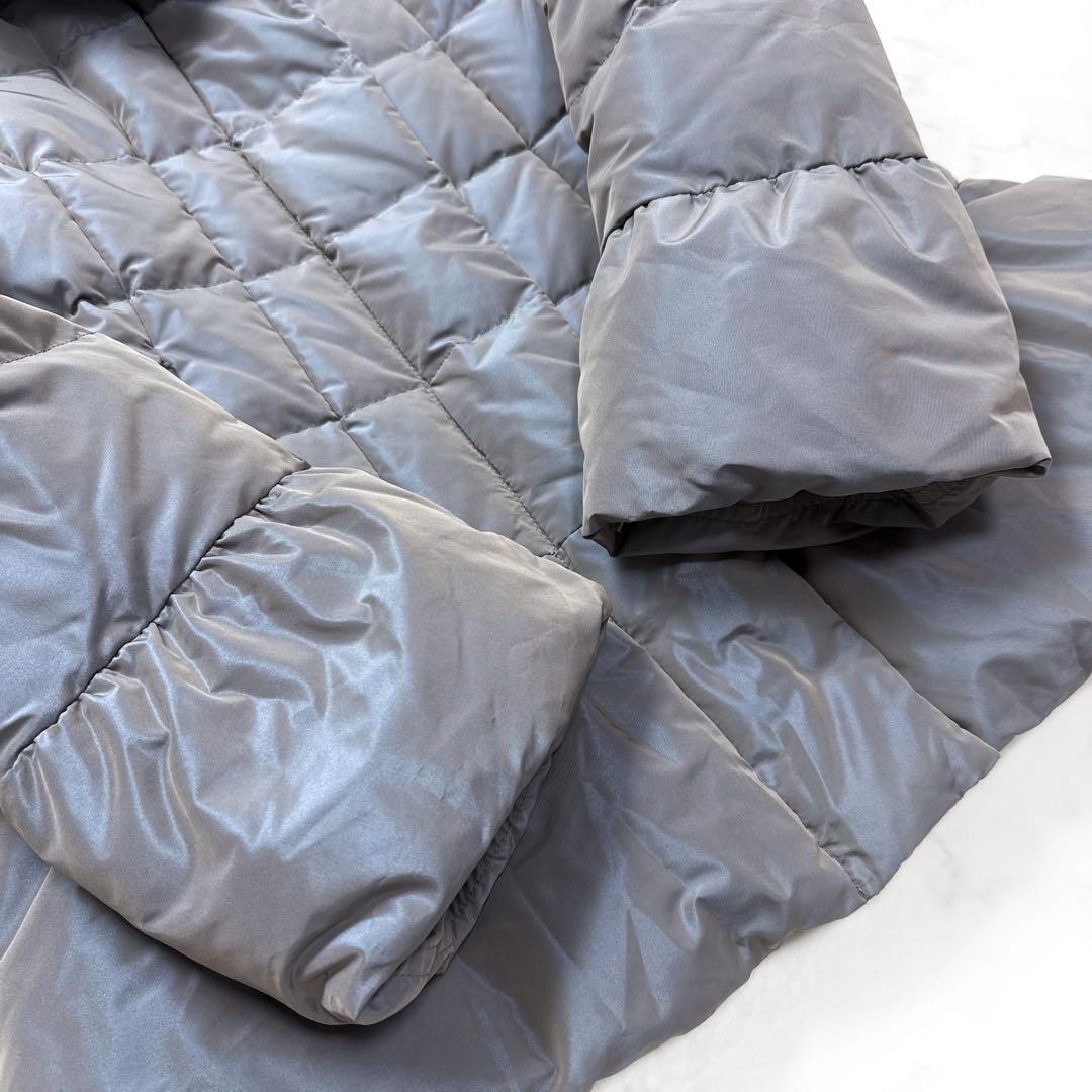 美品 スーパービューティー ダウンジャケット ビジュー装飾 42サイズ