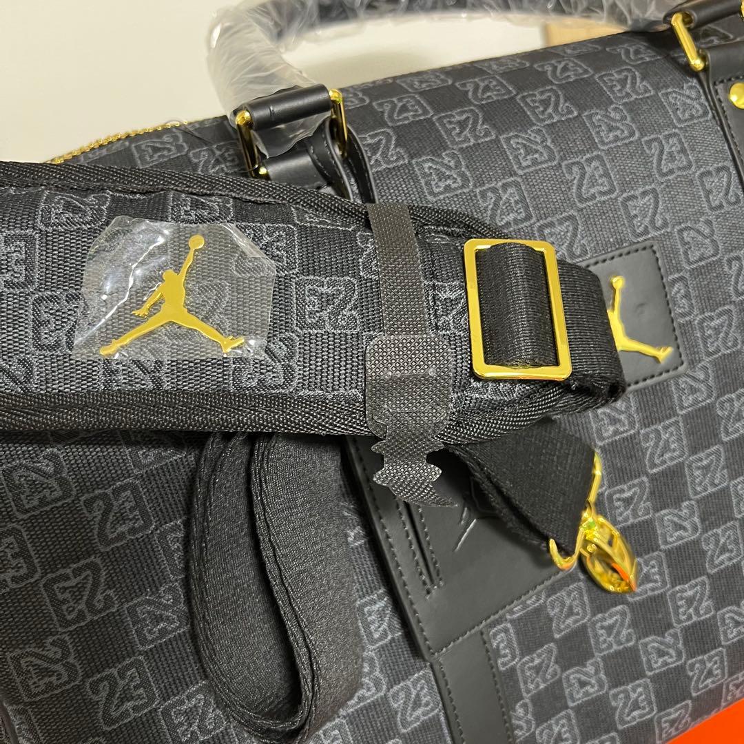 バッグ JORDAN BRAND MONOGRAM DUFFLE BAG BLACK
