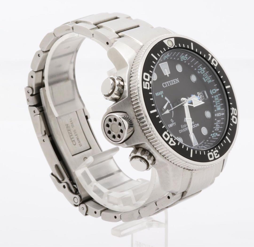 シチズン プロマスター　デイト黒文字盤　BN2031-85E 美品