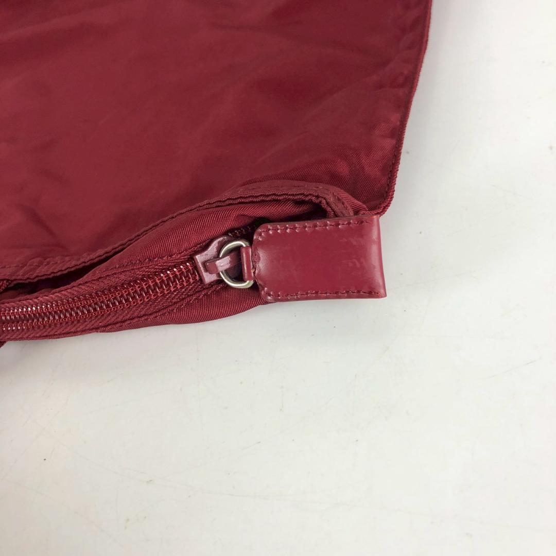 PRADA プラダ ナイロン ハンドバッグ レッド レディース ブランド