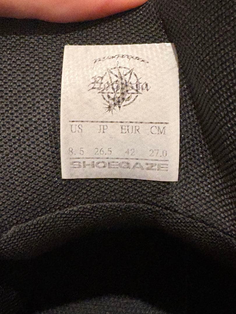 FVVO&ROCKSTA HIGH TOP BOOTS R/Fブーツスニーカー