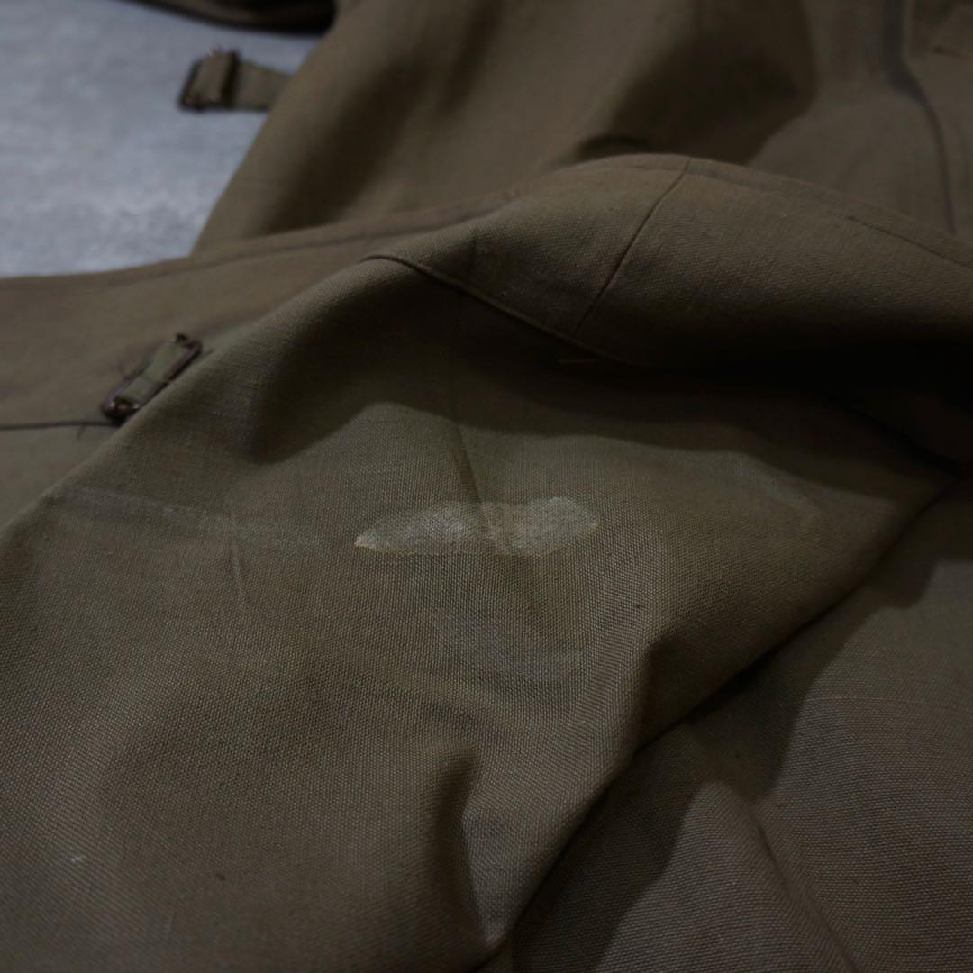 希少 50s フランス軍 M-35 モーターサイクルコート 実物 ミリ