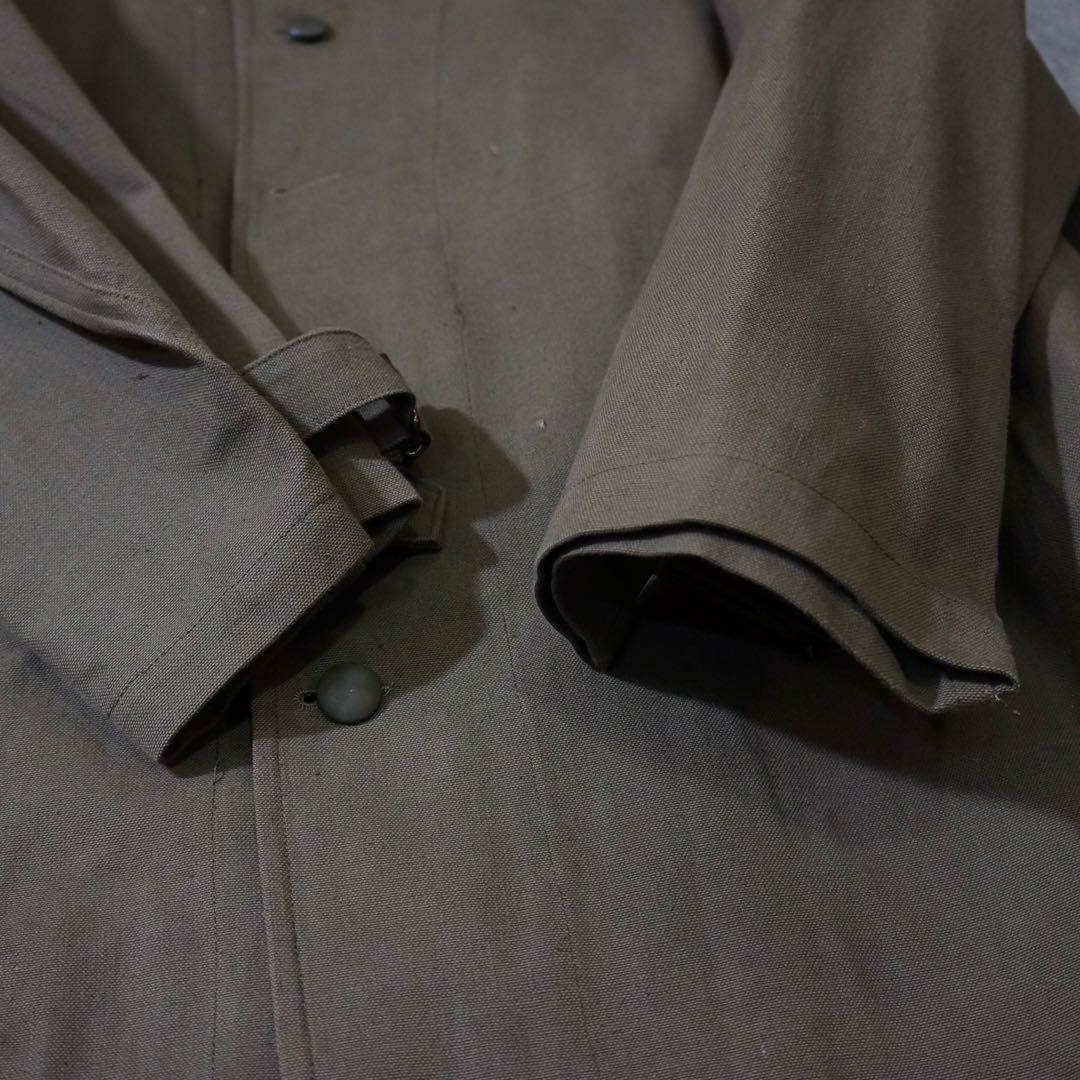 希少 50s フランス軍 M-35 モーターサイクルコート 実物 ミリ