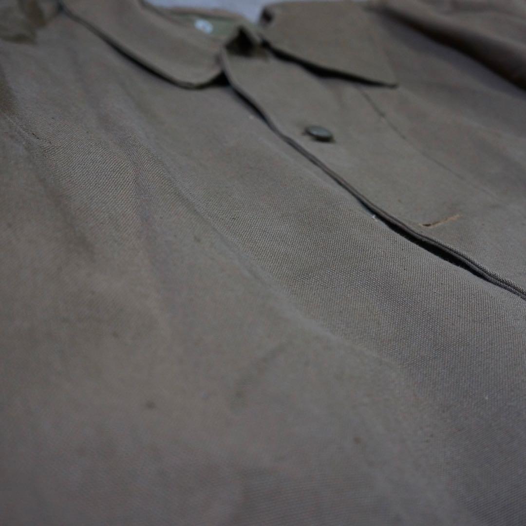 希少 50s フランス軍 M-35 モーターサイクルコート 実物 ミリ