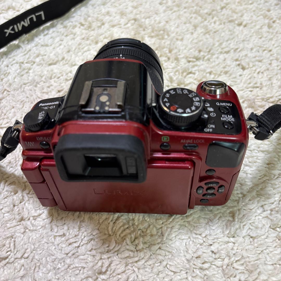 Panasonic LUMIX DMC-G1 レッド ミラーレス一眼カメラ