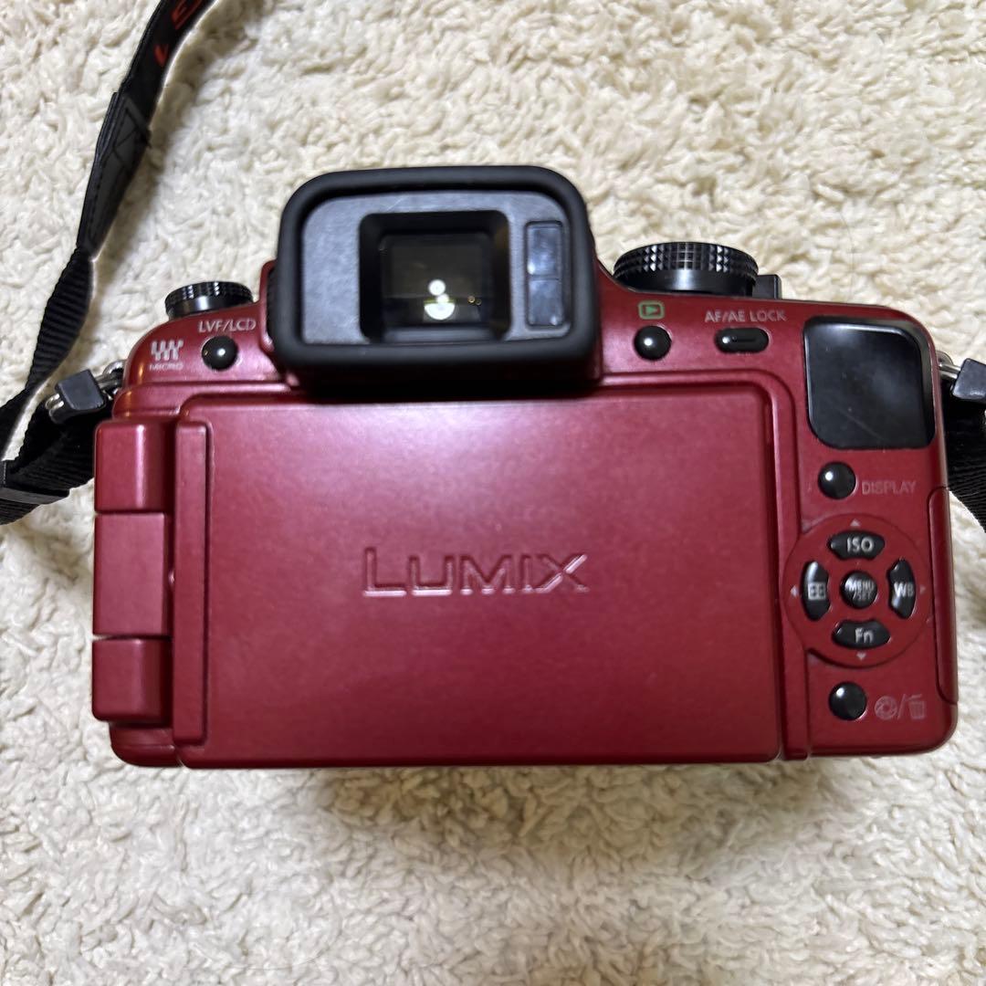 Panasonic LUMIX DMC-G1 レッド ミラーレス一眼カメラ
