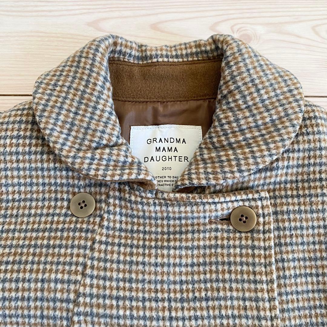 Kanocoさん着用 グランマママドーター ラウンドカラーワイドコート ゆったり