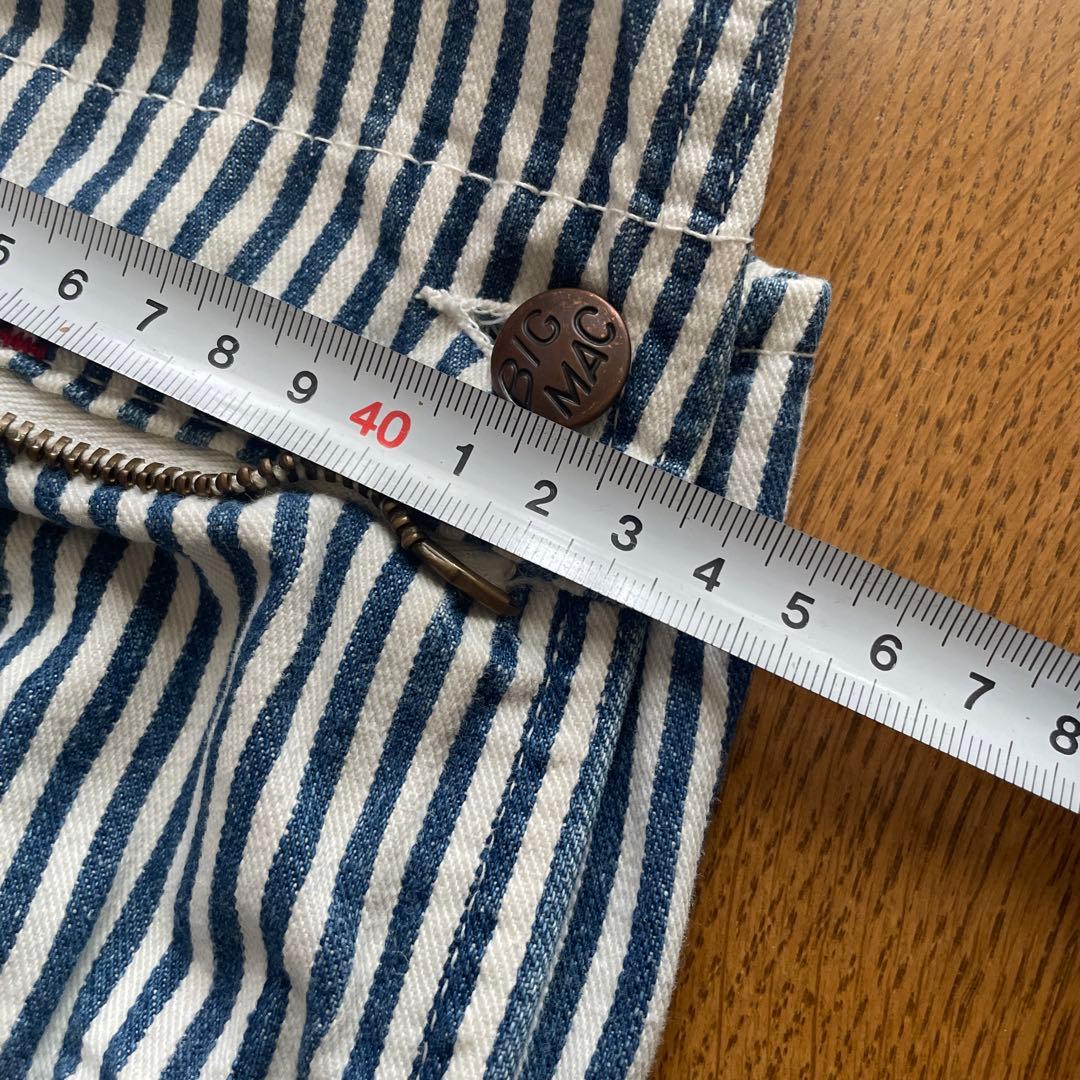 BIG MAC ストライプ オーバーオール