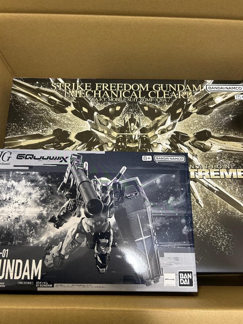 MGEX ストライクフリーダムガンダム [メカニカルクリア] HG 01ガンダム