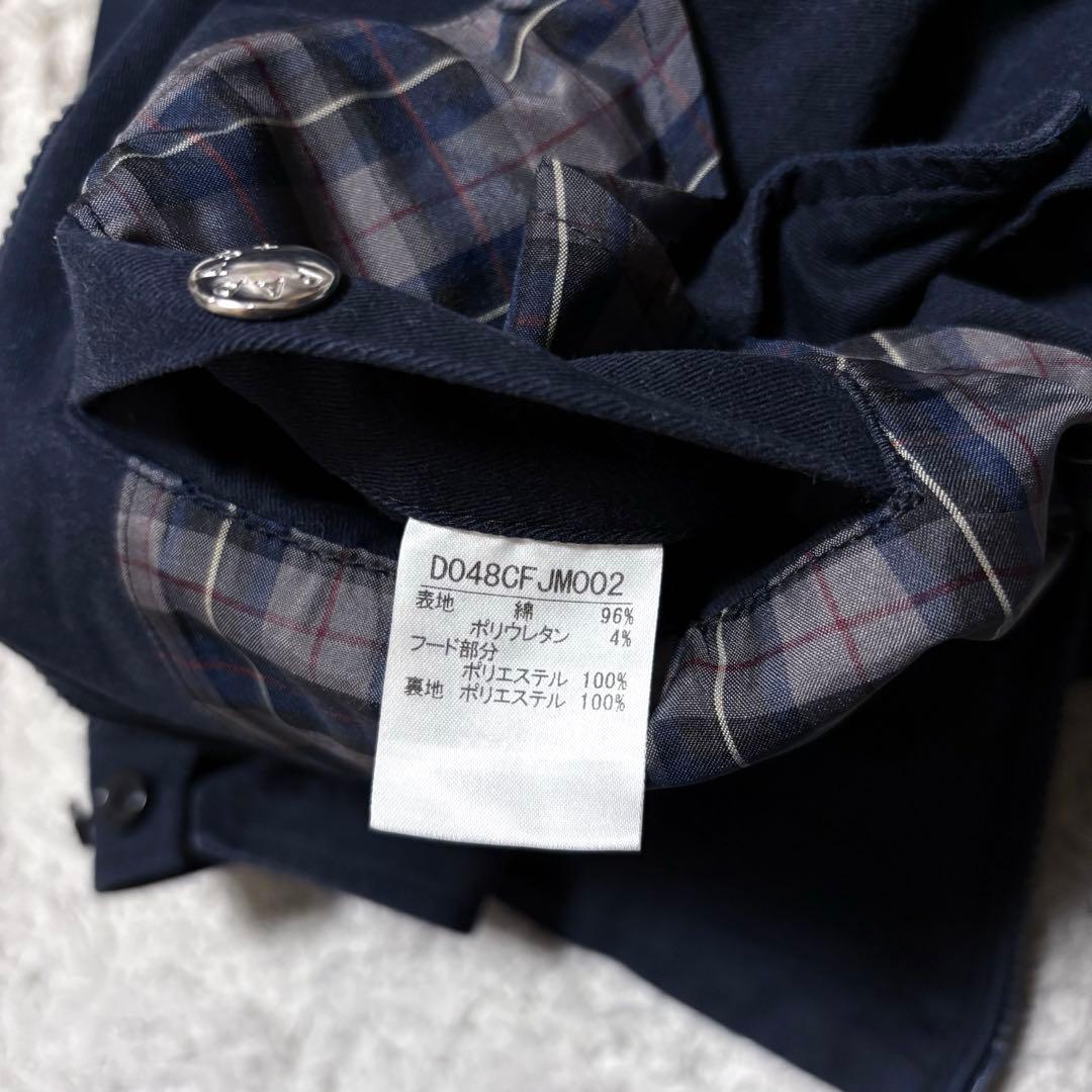 SSVW117 ✨PAPAS＋　パパスプラス　ブルゾン　ネイビー　チェック