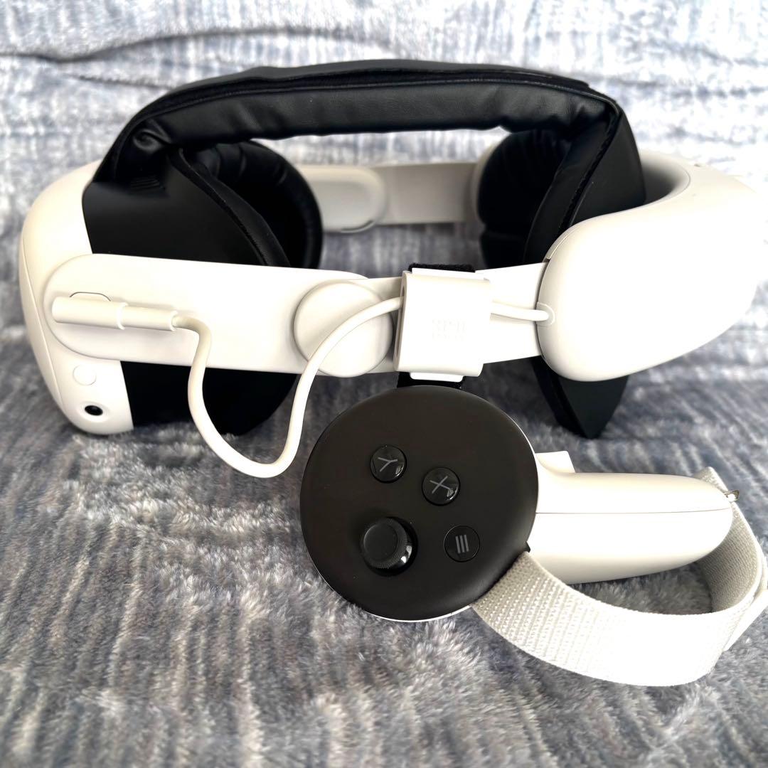 【バッテリーストラップ付4点セット】 Quest 3 512GB