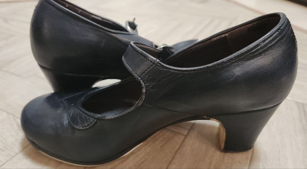 ガジャルド　フラメンコシューズ 黒 サイズ4