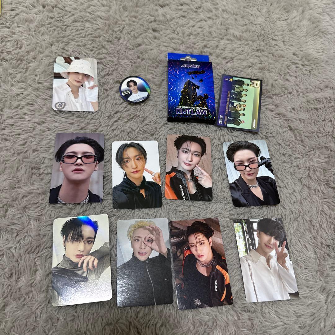 ソンファ ATEEZ トレカ まとめ売り ステッカー シール 特典