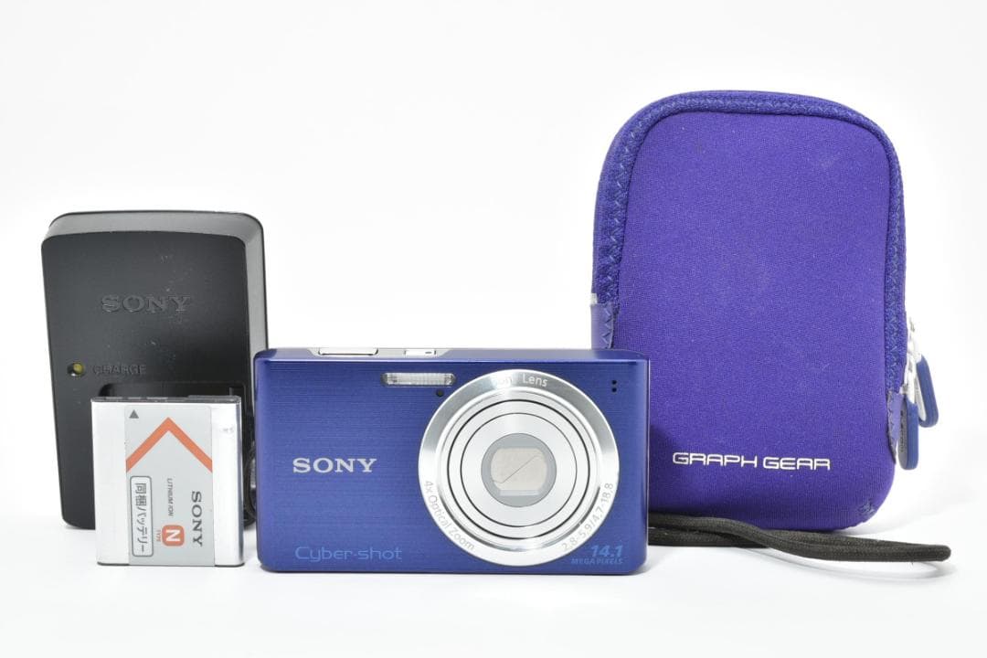 【極美品】SONY Cyber-shot DSC-W610 ブルー　動作確認済
