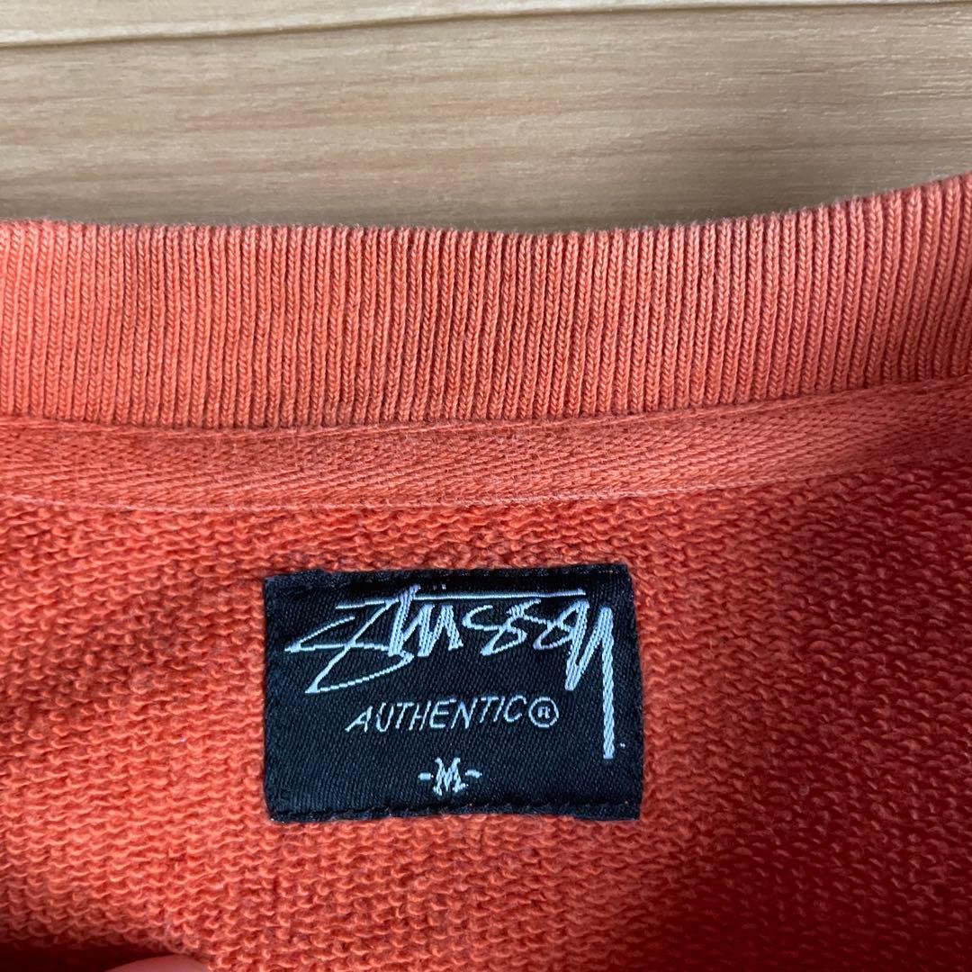 ステューシー Stussy オレンジ ラグランスリーブ スウェット
