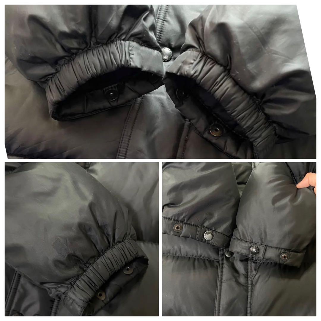 希少 美品 90s ラルフローレン ダウンジャケット チンストラップ 肉厚 黒M