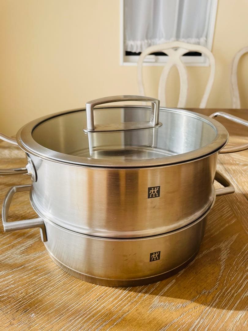 【セット】ZWILLING 24cm バイタリティ サービングパン & 蒸し器
