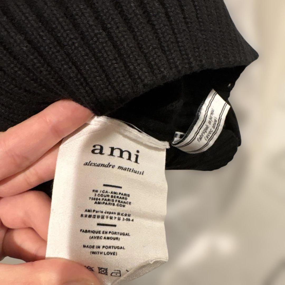 Ami Paris アミパリス 黒 セーター ニット ブラック