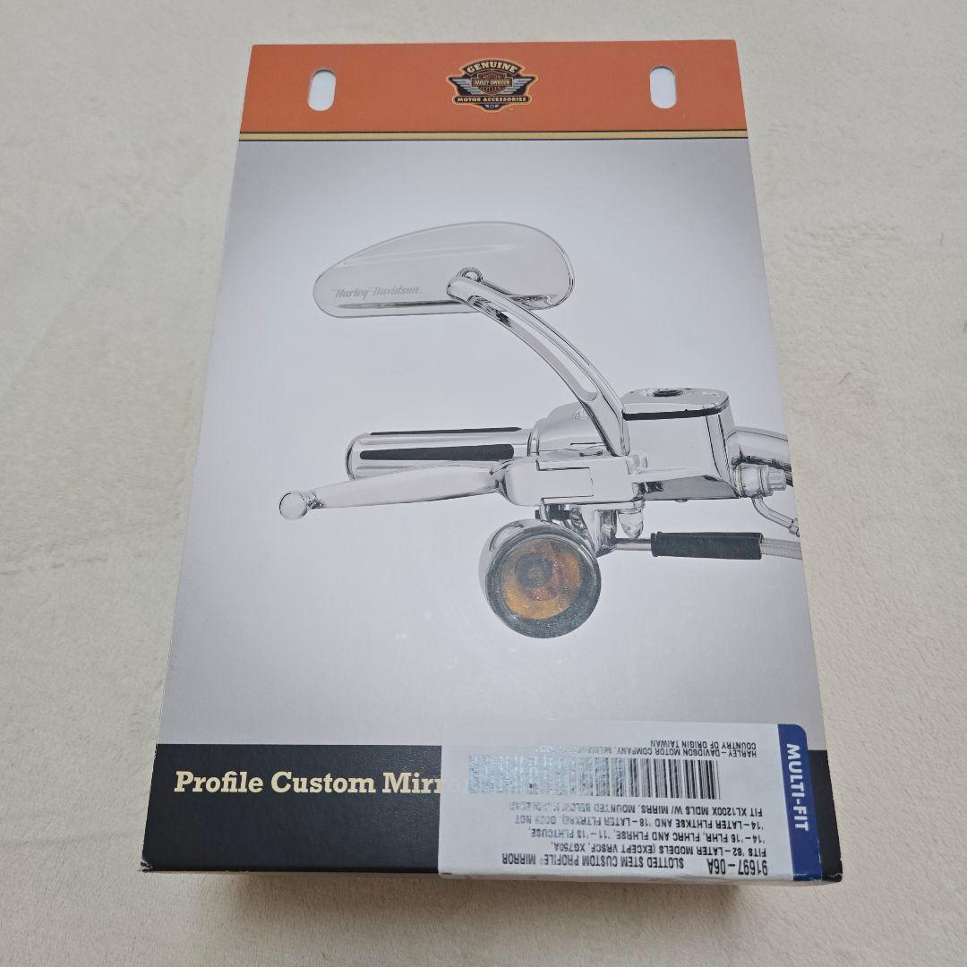 【91697-06A】ハーレー純正　プロファイル・カスタムミラー