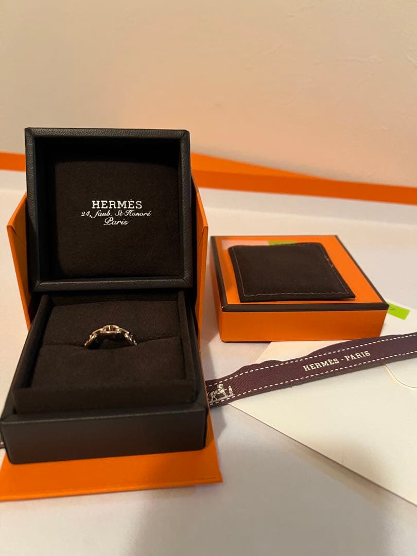 新品未使用　エルメス　シェーヌダンクルアンシェネRG size51