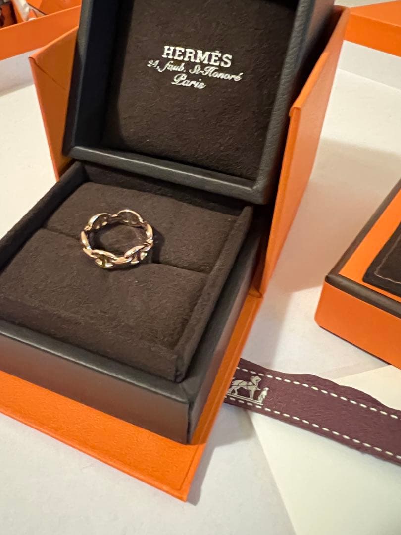 新品未使用　エルメス　シェーヌダンクルアンシェネRG size51