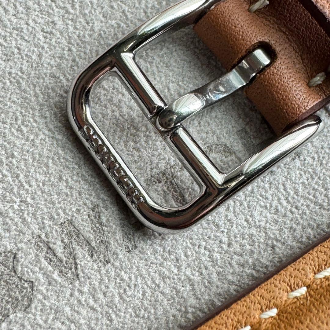 2855 Apple Watch エルメス　ゴールド　ドゥブルトゥール　二重