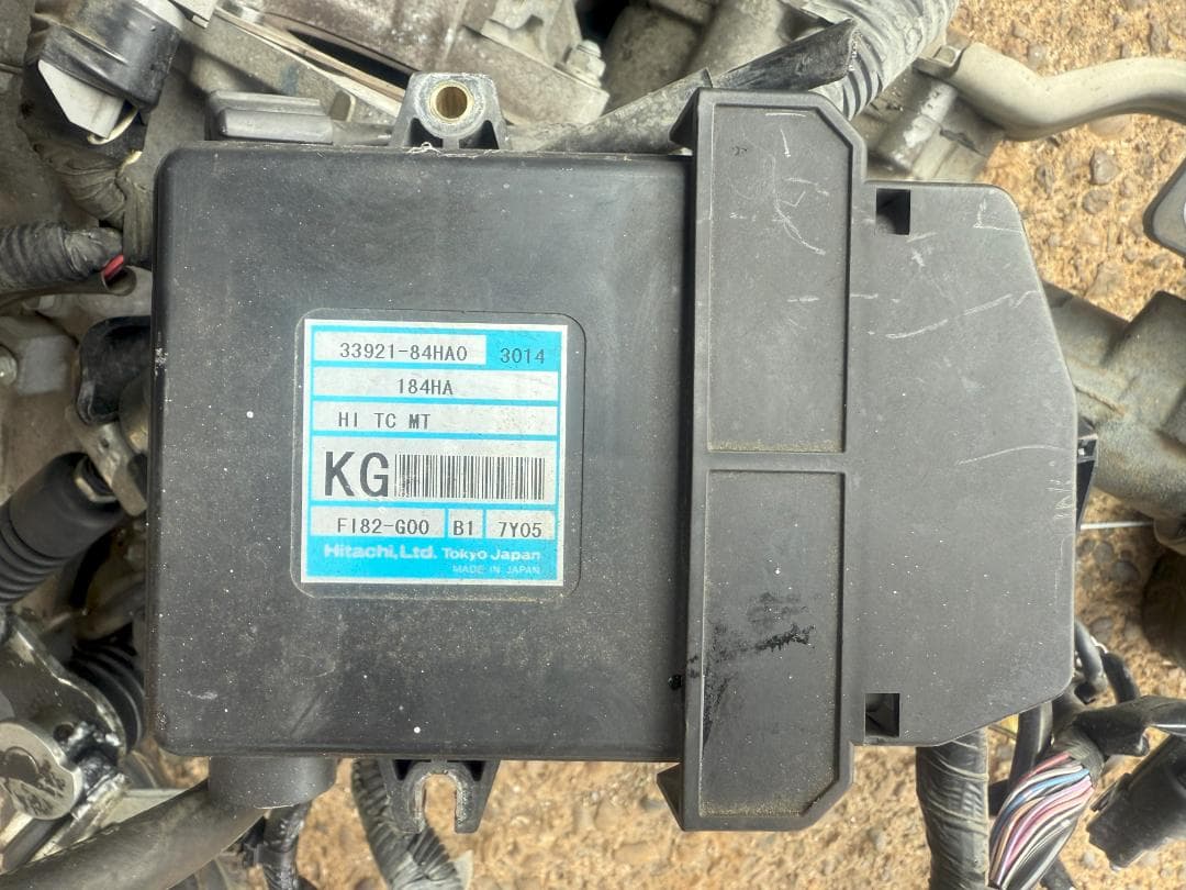 こんぽた　実働　HN22S Kei Bターボ　エンジン,ミッション