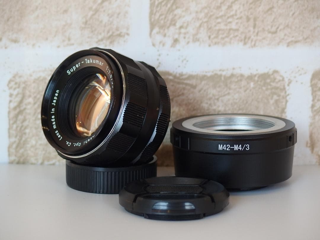 Super Takumar 55mm F1.8 M4/3アダプターセット