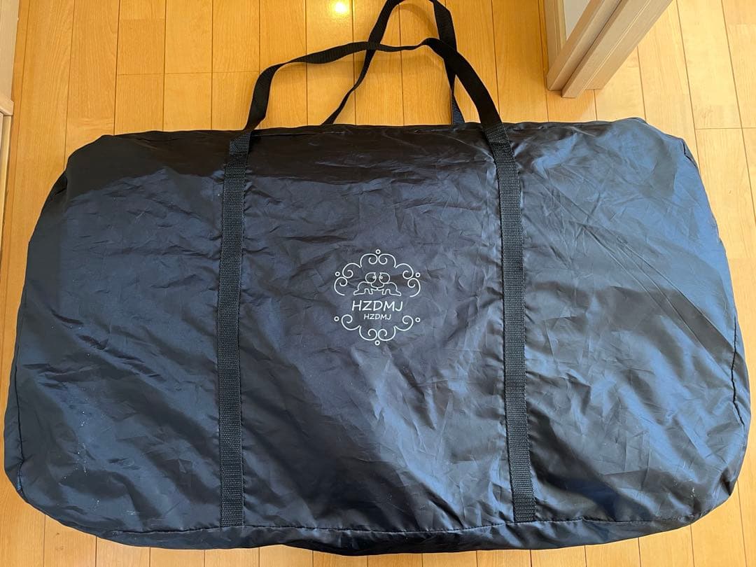 HZDMJ 高さ調整可能 ベビーベッド グレー