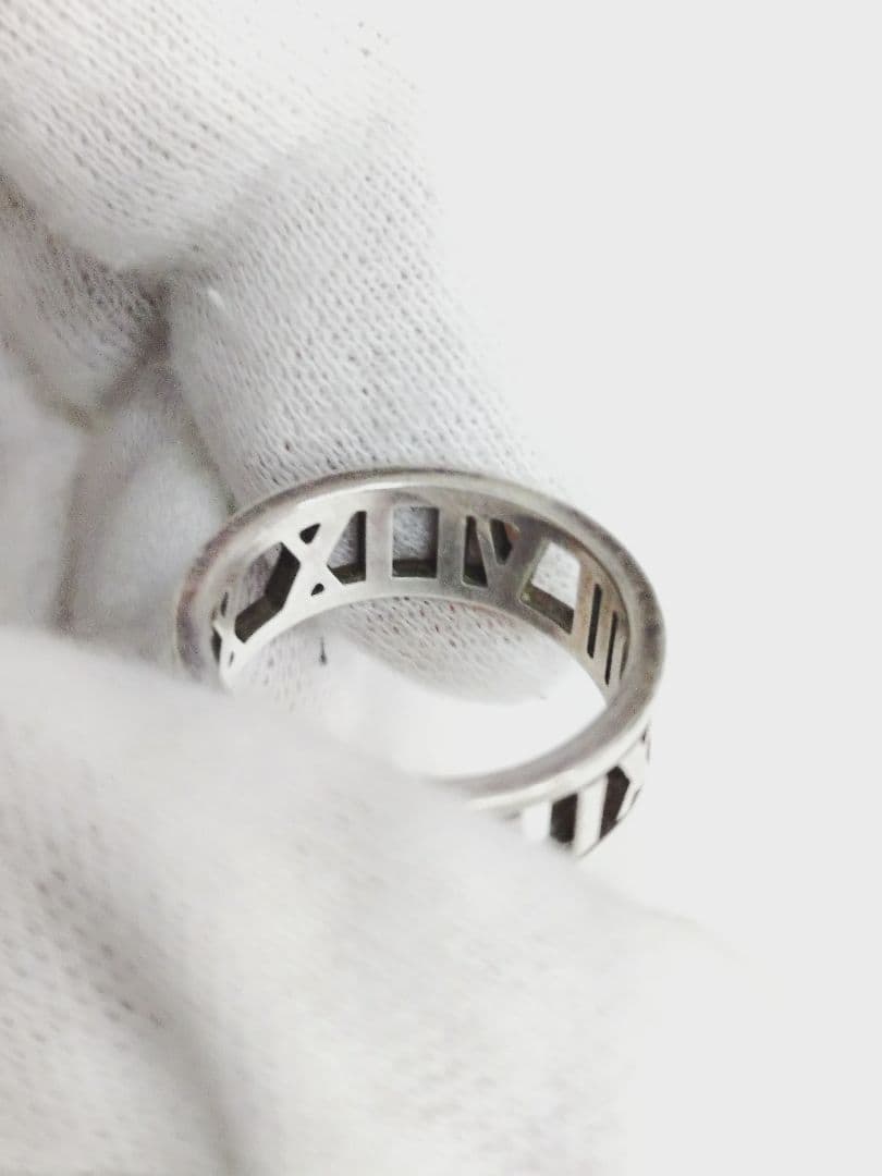 4-437 ティファニー　AG925 アトラスオープンリング