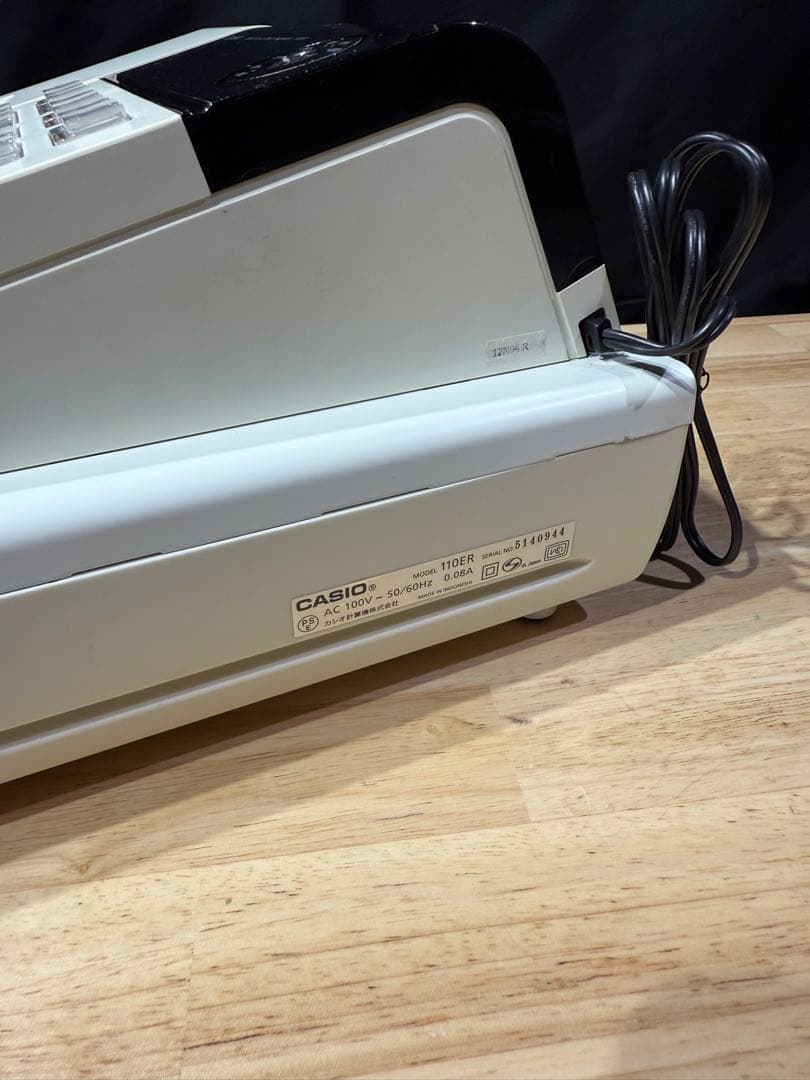 CASIOレジスター　110ER 動作確認済み