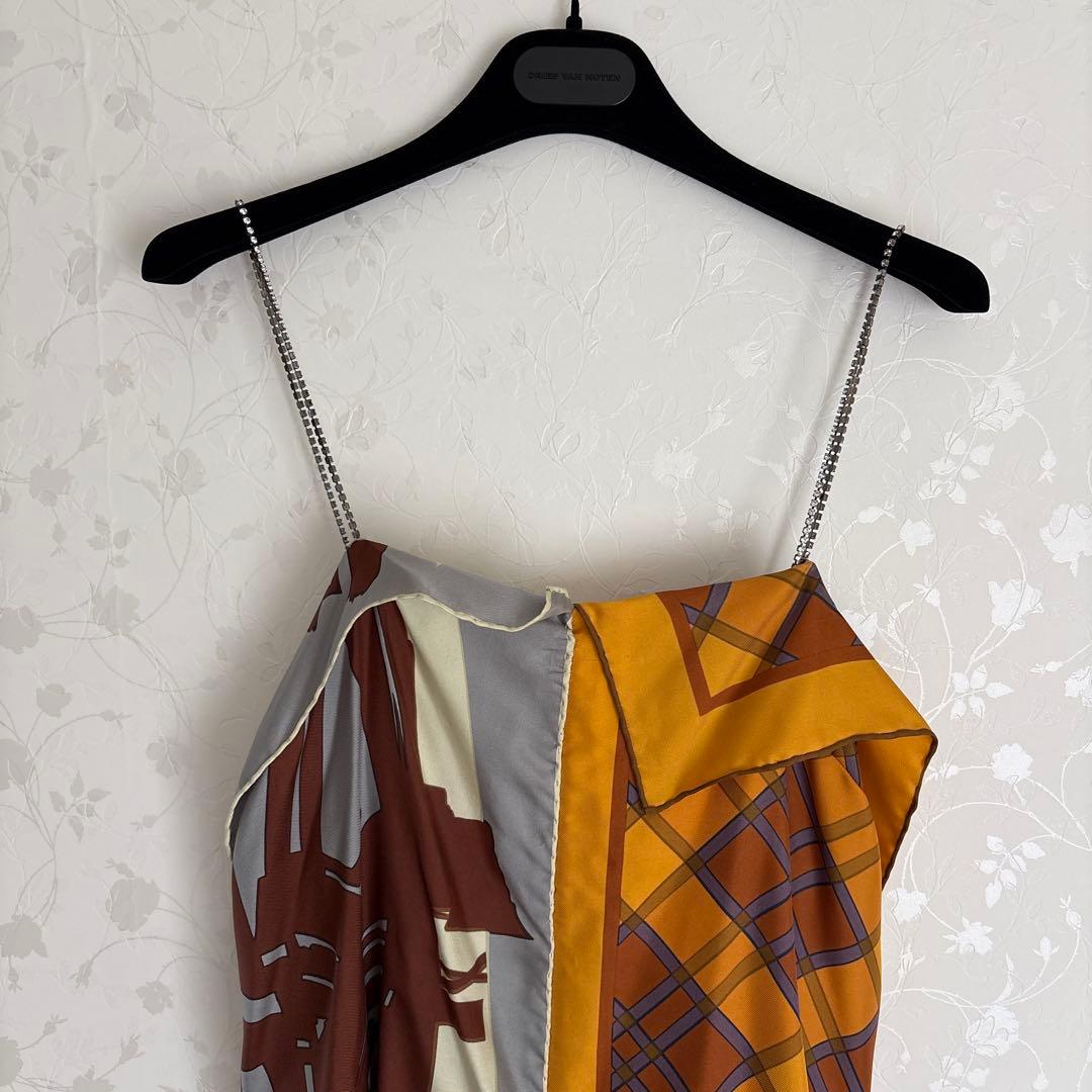 ドリスヴァンノッテン　シルクプリントキャミソール